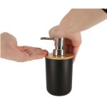 Set Elegant pentru baie format din 6 piese negru/maro - imagine 9