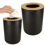 Set Elegant pentru baie format din 6 piese negru/maro - imagine 10