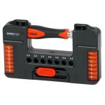 Set varfuri, biti, cu surubelnita, 37 buc, Torx, plate, Phillips, Strend Pro