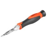 Set varfuri, biti, cu surubelnita, 37 buc, Torx, plate, Phillips, Strend Pro - imagine 4