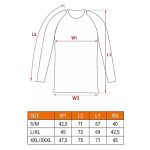 Bluza de corp termica, model Coolmax, albastru, marimea L/XL, NEO - imagine 3