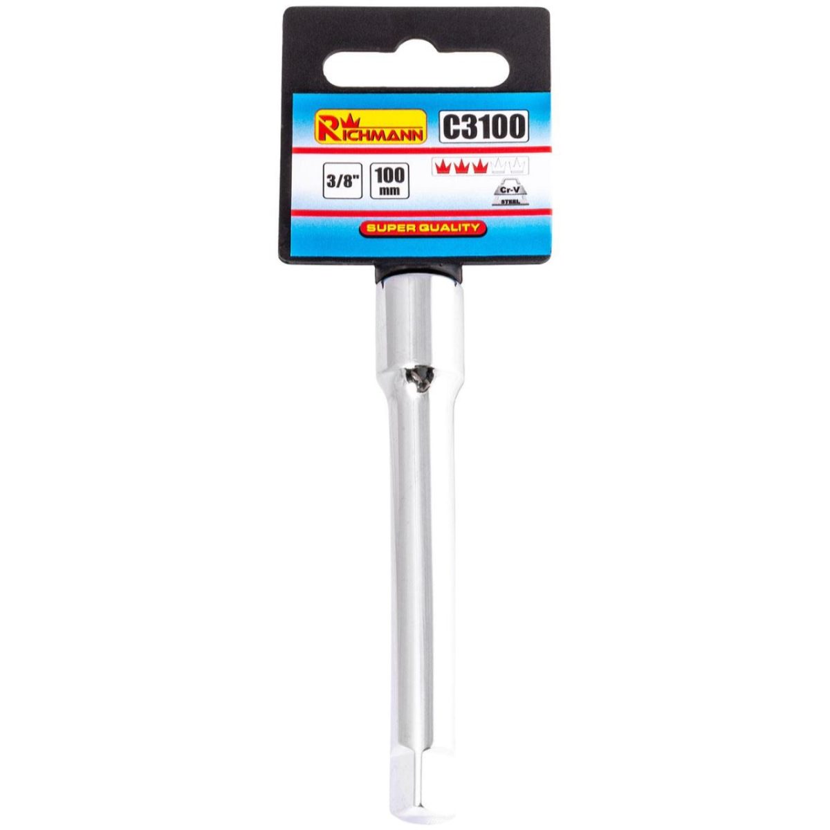 Extensie Pentru Cheie Tubulara, 3/8&Quot;, 100 Mm, Richmann - Imagine 4