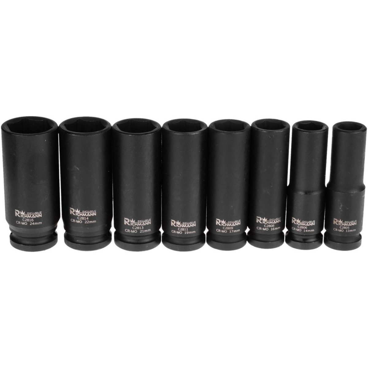 Trusa Capete Tubulare Lungi De Impact, 1/2&Quot;, 13-24 Mm, Richmann Exclusive
