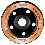 Disc diamantat dublu segmentat, beton, slefuire uscata, 125 mm/22.23 mm, Richmann Exclusive - imagine 4