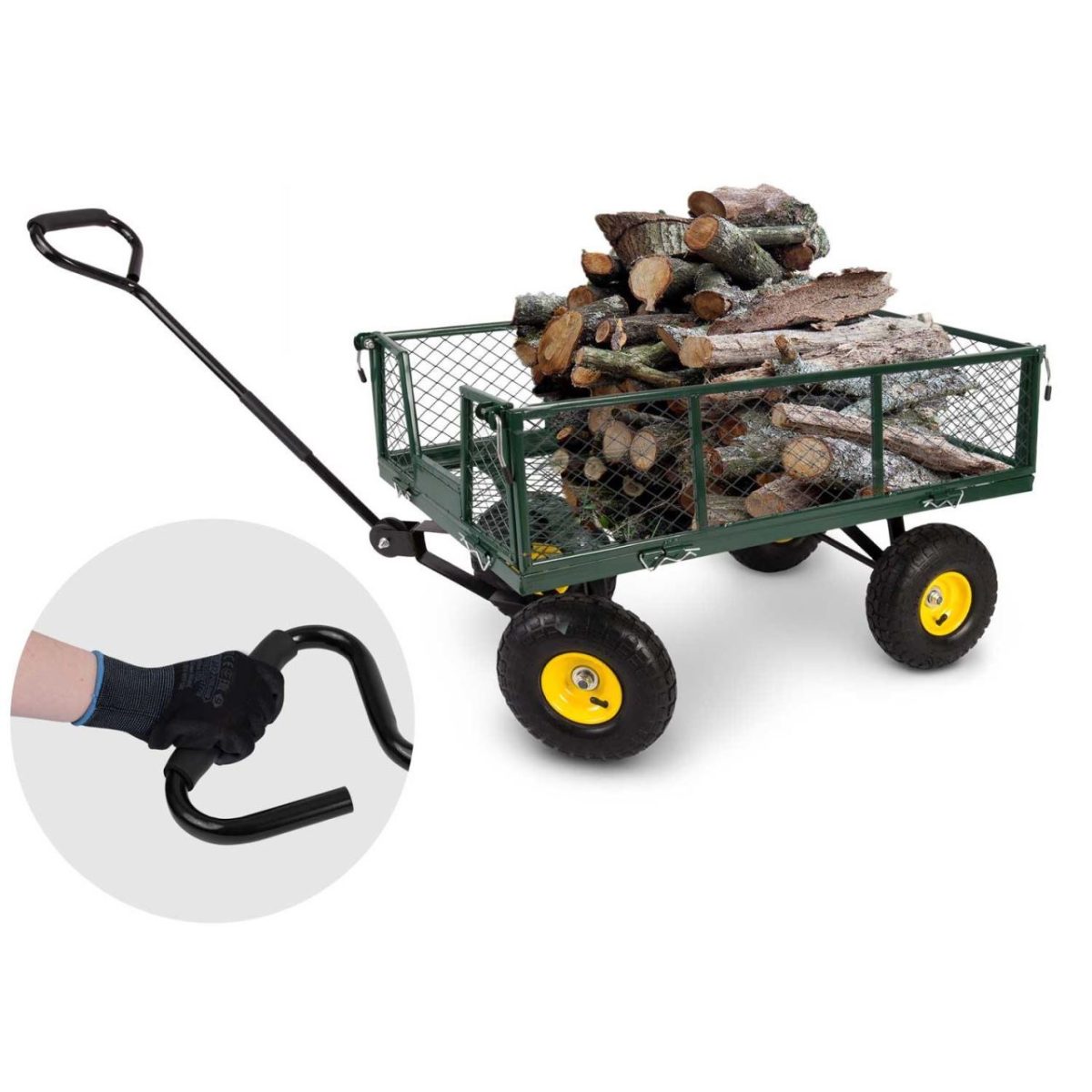 Carucior De Gradina, Transport, Metalic, Max. 300 Kg, 95X52X57 Cm, Handtruck