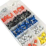 Conectori/papuci pentru cabluri electrice, pini terminali, 685 buc, Richmann