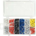 Conectori/papuci pentru cabluri electrice, pini terminali, 685 buc, Richmann - imagine 3