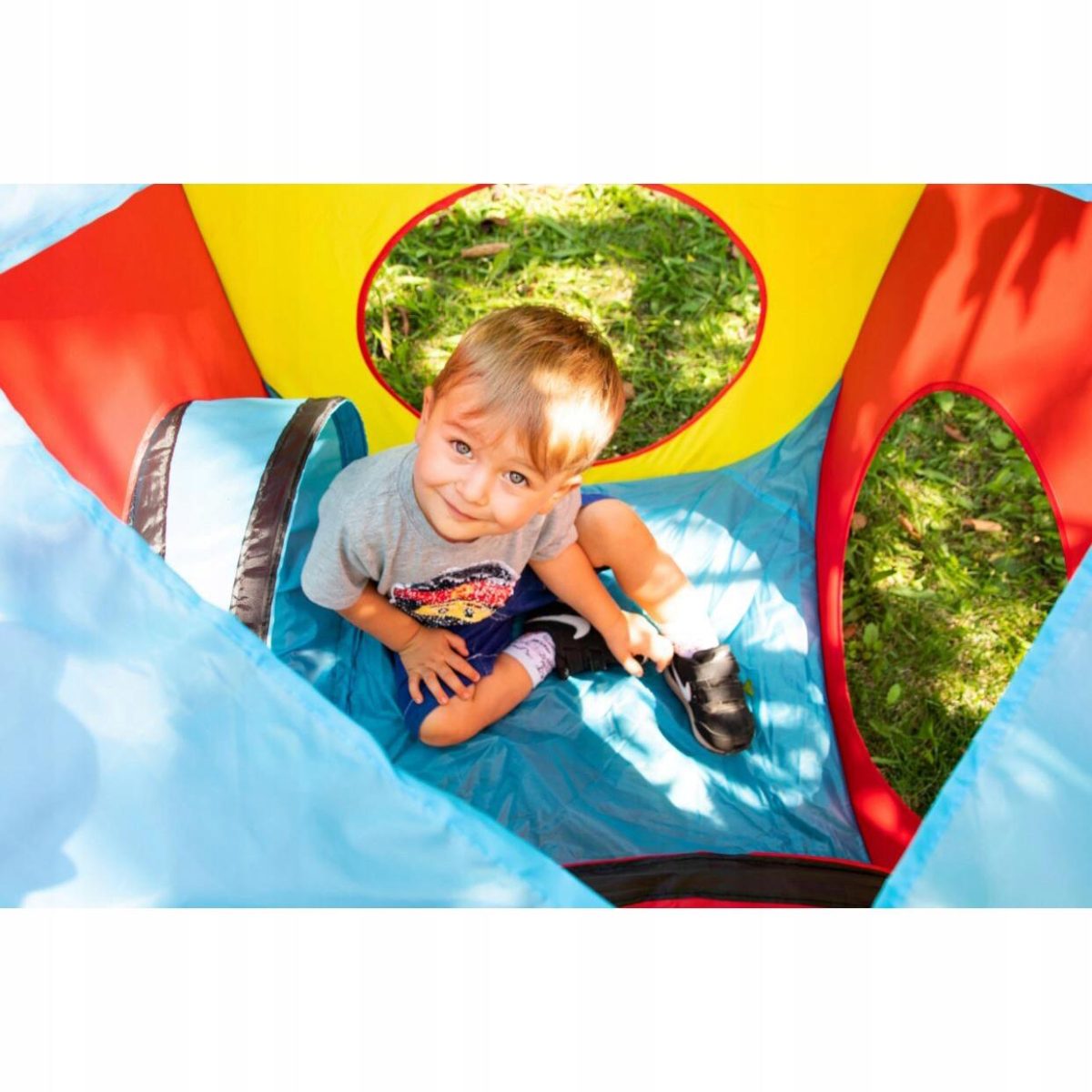 Cort De Joaca Pentru Copii, Kruzzel, 3 In 1, Igloo Si Cub, Cu Tunel, Husa, 288X74X94 Cm