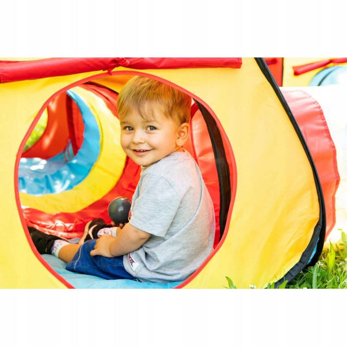 Cort De Joaca Pentru Copii, Kruzzel, 3 In 1, Igloo Si Cub, Cu Tunel, Husa, 288X74X94 Cm