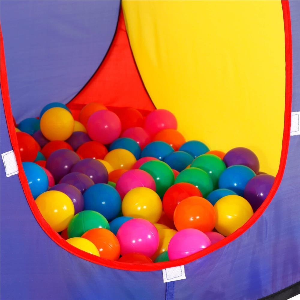 Cort De Joaca Pentru Copii, Springos, 3 In 1, Igloo Si Cub, Cu Tunel, Husa, 245X74X90 Cm