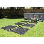 Covoras/pad solar, incalzitor pentru apa piscina, negru, 1.20x1.20 m, Intex - imagine 3