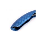 Set 2 ornamente volan finisaj CARBON ALBASTRU, dimensiune universala - imagine 3