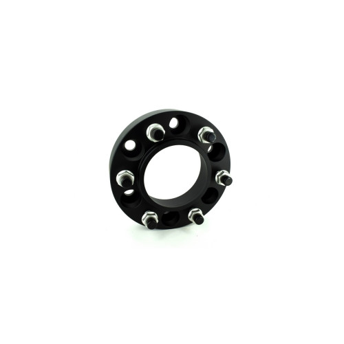 Distantier janta auto 6 x 139, grosime 50mm, culoare neagra, prindere dubla cu piulite incluse, diametru central 67.1