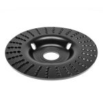 Disc circular slefuit, modelat, raspel, pentru lemn, plastic, cauciuc, beton celular, 125x22.2 mm, Dedra - imagine 7