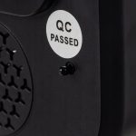 Sonerie wireless, Malatec, 200 m, 52 tonuri, alimentare retea, display LCD, afisaj temperatura, negru, IP44, 7.5×4.5×1.7 cm