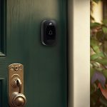 Sonerie wireless, Malatec, 200 m, 52 tonuri, alimentare retea, display LCD, afisaj temperatura, negru, IP44, 7.5×4.5×1.7 cm