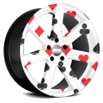 Set 4 Folii Imprimate Outdoor cu EcoSolvent, autoadezive, pentru decorarea jantelor auto, dimetru 60 cm, model FJT-02 - imagine 2