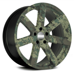 Set 4 Folii Imprimate Outdoor cu EcoSolvent, autoadezive, pentru decorarea jantelor auto, dimetru 60 cm, model FJT-07 - imagine 3