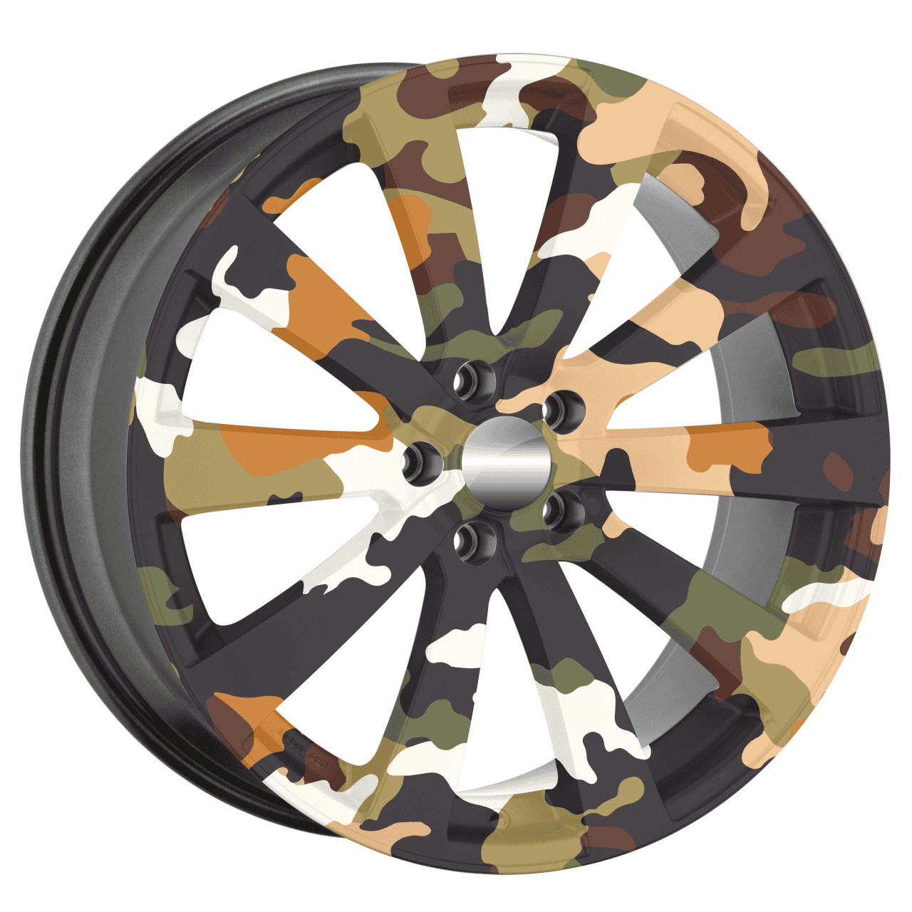 FOLII-JANTE-10A-2.png Set 4 Folii Imprimate Outdoor cu EcoSolvent, autoadezive, pentru decorarea jantelor auto, dimetru 60 cm, model FJT-10 - imagine 2