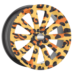 Set 4 Folii Imprimate Outdoor cu EcoSolvent, autoadezive, pentru decorarea jantelor auto, dimetru 60 cm, model FJT-12 - imagine 2