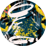 Set 4 Folii Imprimate Outdoor cu EcoSolvent, autoadezive, pentru decorarea jantelor auto, dimetru 60 cm, model FJT-16 - imagine 5