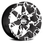 Set 4 Folii Imprimate Outdoor cu EcoSolvent, autoadezive, pentru decorarea jantelor auto, dimetru 60 cm, model FJT-18 - imagine 2