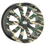 Set 4 Folii Imprimate Outdoor cu EcoSolvent, autoadezive, pentru decorarea jantelor auto, dimetru 60 cm, model FJT-19 - imagine 5