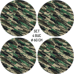 Set 4 Folii Imprimate Outdoor cu EcoSolvent, autoadezive, pentru decorarea jantelor auto, dimetru 60 cm, model FJT-19 - imagine 4