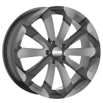 Set 4 Folii Imprimate Outdoor cu EcoSolvent, autoadezive, pentru decorarea jantelor auto, dimetru 60 cm, model FJT-22 - imagine 3