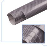 Folie colantare auto Carbon 5D Lacuit Argintiu - imagine 4