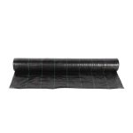 Folie antiburuieni, polietilena, tesuta, neagra, 100 g/m2, 1.2x100 m, Micul Fermier - imagine 3