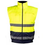 Geaca de lucru, vesta, 3 in 1, reflectorizanta, poliester, galben, model Hi-Vis, marimea M/50 - imagine 6