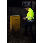 Geaca de lucru, convertibila in vesta, 3 in 1, maneci detasabile, reflectorizanta, poliester Oxford, galben si bleumarin, model Hi-Vis, marimea XL/54, NEO - imagine 9