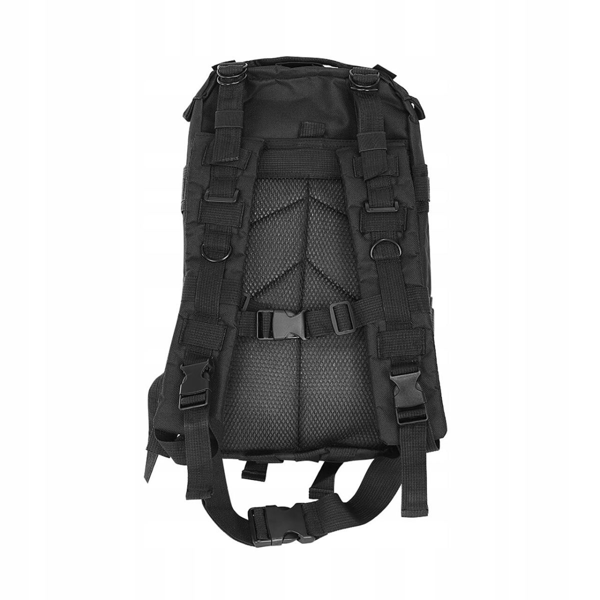 Ghiozdan/Rucsac Tactic, 5 Compartimente, Poliester 600D, Negru, 26 L, 28X16X44 Cm, Trizand