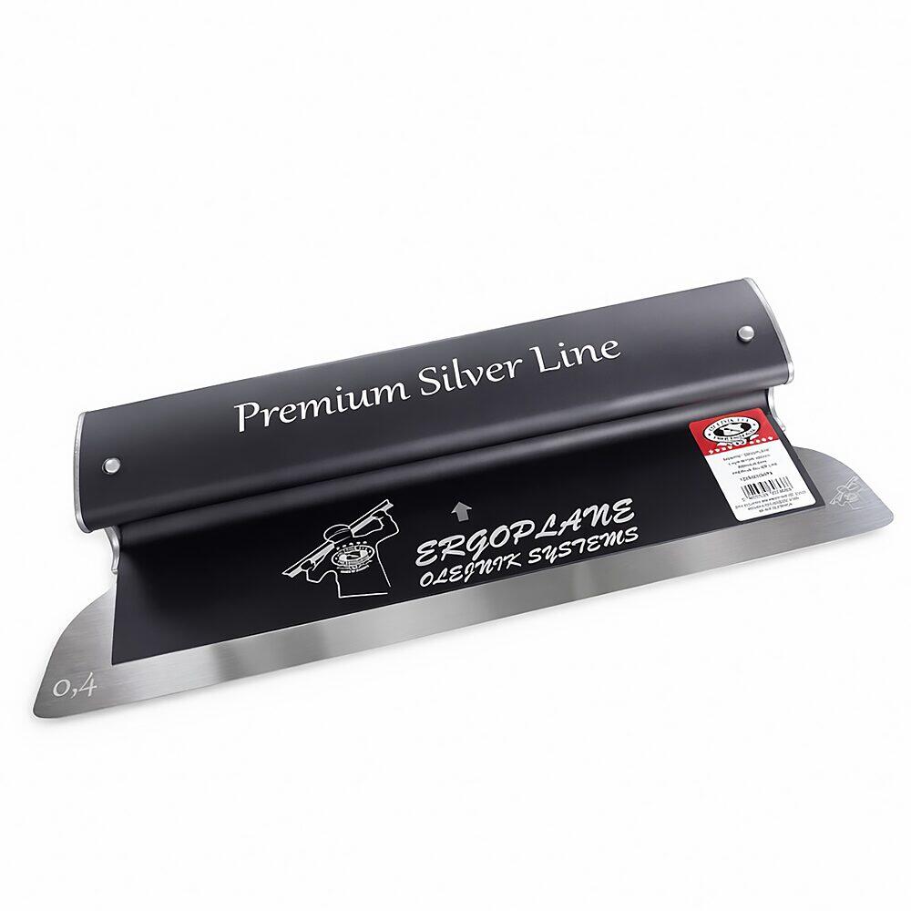 Gletiere-3_square Set 4 gletiere profesionale, lama inox 0.4 mm, Premium Silver, 25, 40, 60, 80 cm, rola gletuit, geanta, Ergoplane, Olejnik