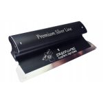 Set 4 gletiere profesionale, lama inox 0.4 mm, Premium Silver, 25, 40, 60, 80 cm, rola gletuit, geanta, Ergoplane, Olejnik