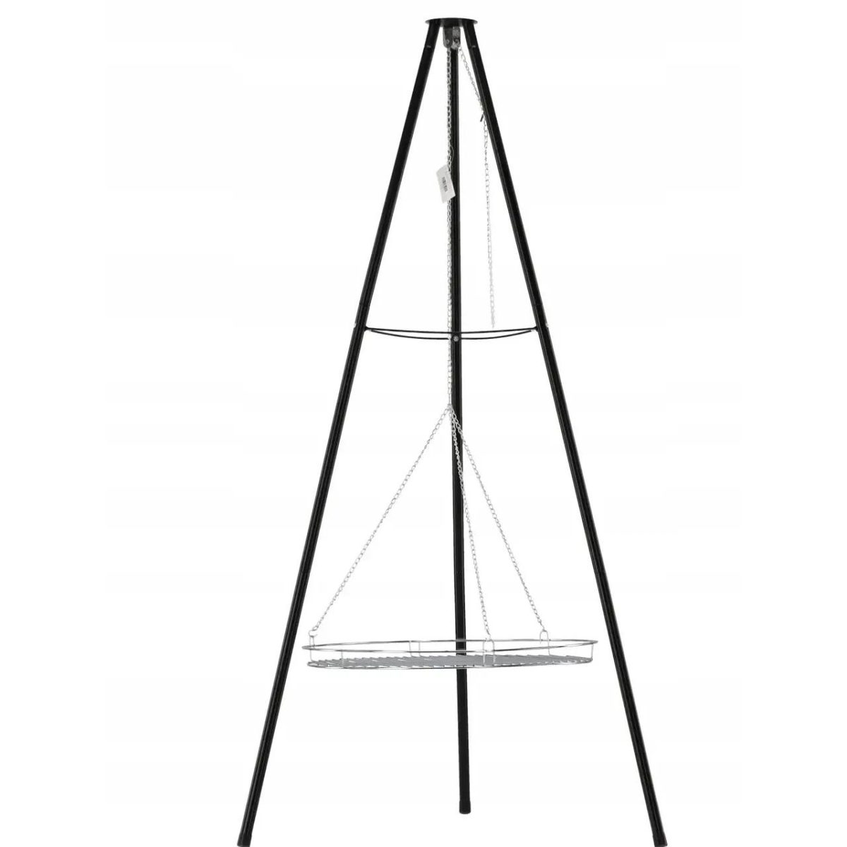Gratar De Gradina Cu Carbuni, Grill Rotund, Trepied Ajustabil, 64.5X64.5X150 Cm, Chomik - Imagine 6
