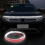Banda LED iluminare capota, tensiune 12V lumina Alba
