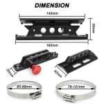 Suport universal pentru Extinctor, Stingator, cu prindere pe rollbar sau cabina, destinatie ATV, SSV, UTV, Off-Road - imagine 7