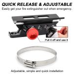 Suport universal pentru Extinctor, Stingator, cu prindere pe rollbar sau cabina, destinatie ATV, SSV, UTV, Off-Road - imagine 6