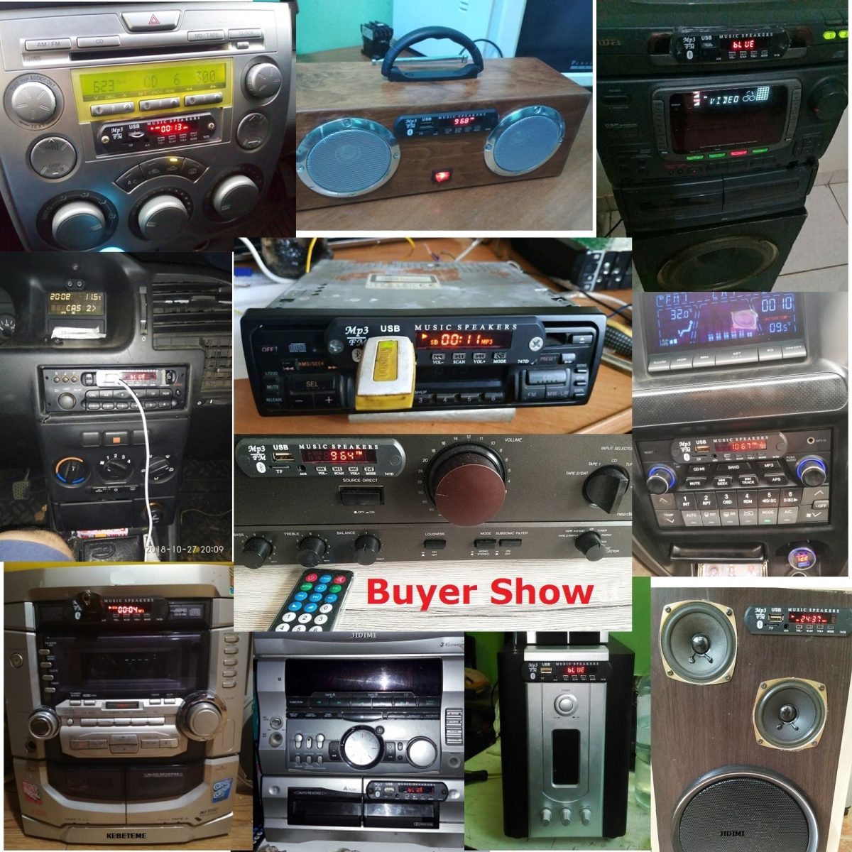 Modul Bluetooth, Mp3, Radio Fm, Citire Usb/Tf, Afisaj Led, Intrare Aux, Telecomanda