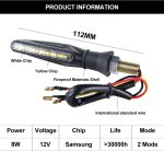 Set 2 lampi Semnalizare Moto SECVENTIALA, cu 2 functii, pozitie si semnalizare, AVX-ZD59B - imagine 11