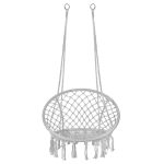 Hamac brazilian, tip scaun, Springos, gri, max 150kg, 79x80x120 cm - imagine 7