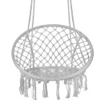 Hamac brazilian, tip scaun, Springos, gri, max 150kg, 79x80x120 cm - imagine 9