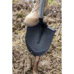 Harlet, cazma, ascutit, cu margini zimtate, coada fibra de sticla, 22x30x115 cm, Strend Pro Premium RedShark