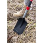 Harlet, cazma, drept, cu capat zimtat, coada fibra de sticla, 17x30x115 cm, Strend Pro Premium RedShark - imagine 3