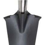 Harlet, cazma, ingust, cu varf zimtat, coada lemn, 12.5x40x128 cm, Strend Pro Premium RedShark - imagine 4