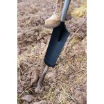 Harlet, cazma, ingust, cu varf zimtat, coada lemn, 12.5x40x128 cm, Strend Pro Premium RedShark