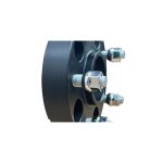 Distantier janta auto, dimensiune 5x112, grosime 25mm, prindere dubla cu piulite con drept  M14x1.5 - imagine 3