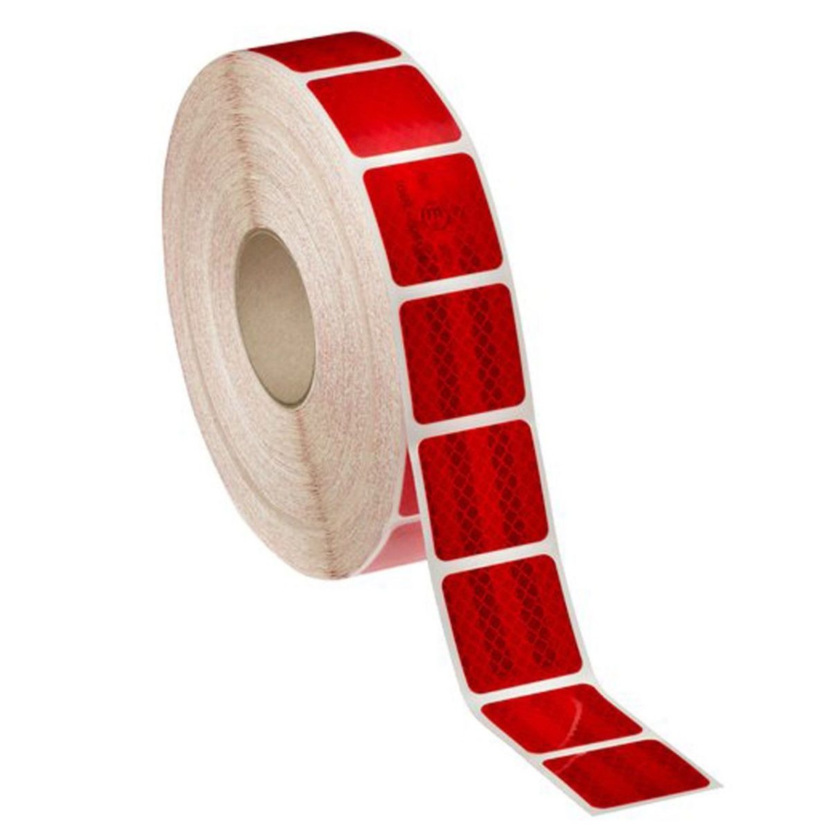 Banda Reflectorizanta Adeziva Intrerupta Pentru Prelate - Rosie (Rola 5Cm X 45M)